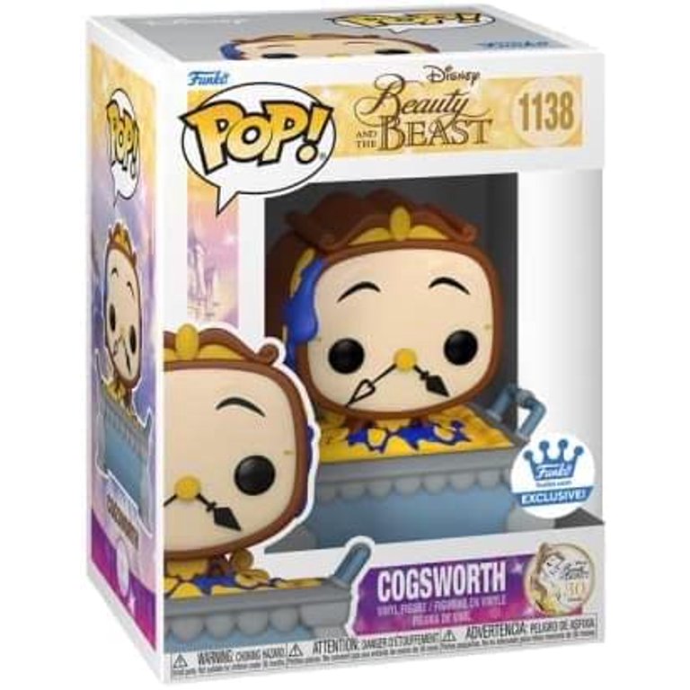 Funko Pop! Beauty and the Beast: Cogsworth in Cobbler pan