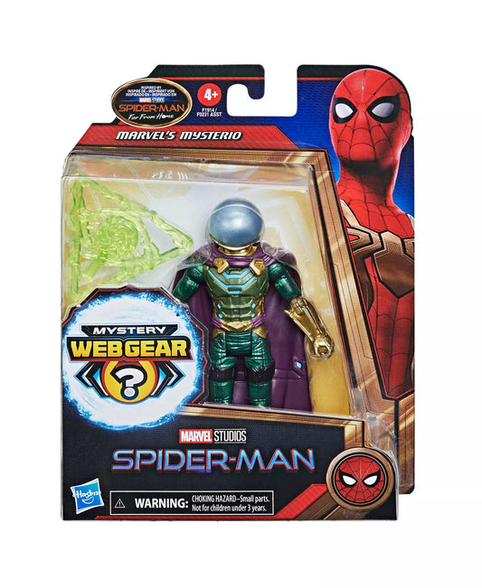Marvel Spider-Man 6-Inch Mystery Web Gear Marvel's Mysterio, Ages 4 and Up